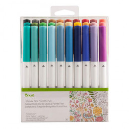 30 Stylos Cricut Pointe Fine Multicolores