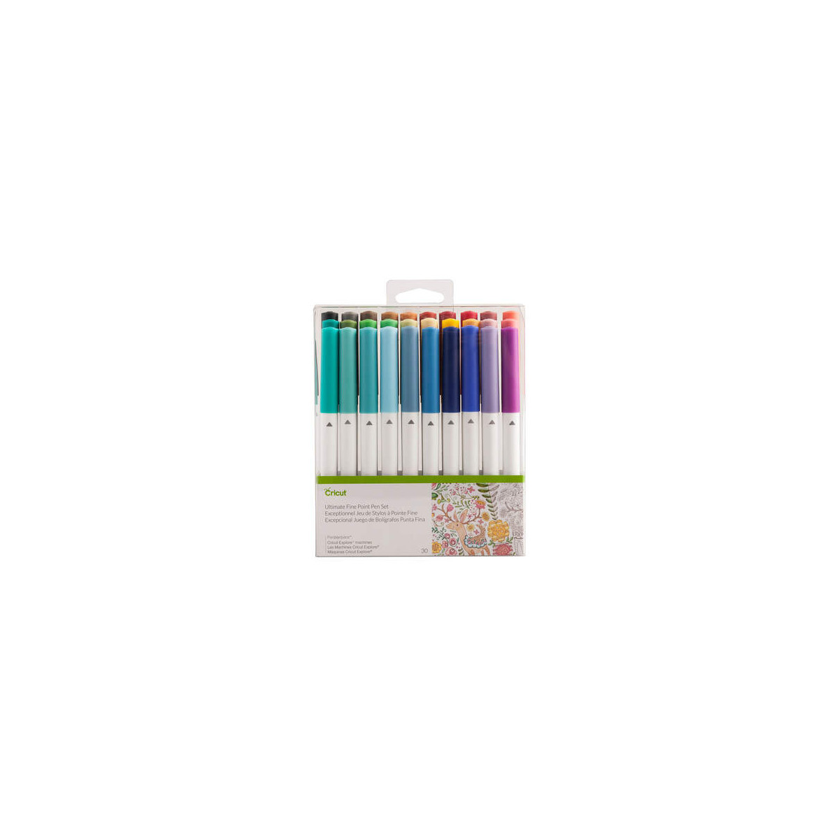 30 Stylos Cricut Pointe Fine Multicolores