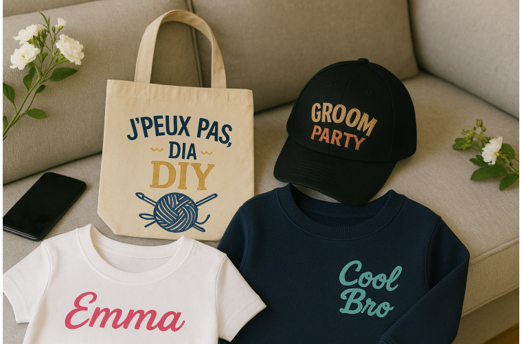 5 idées faciles pour personnaliser vos vêtements avec du flex thermocollant